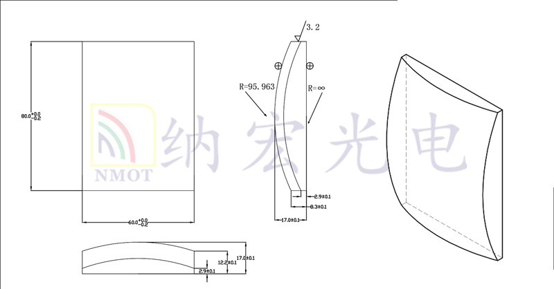 柱面透镜图例 柱面透镜图例